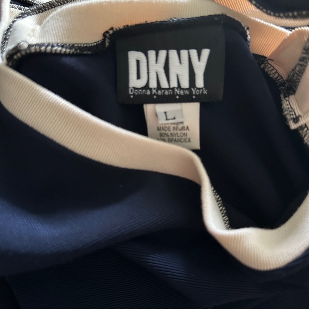 Vintage 90’s DKNY Donna Karan New York Sporty Bodycon Mini Dress - Picture 3 of 3